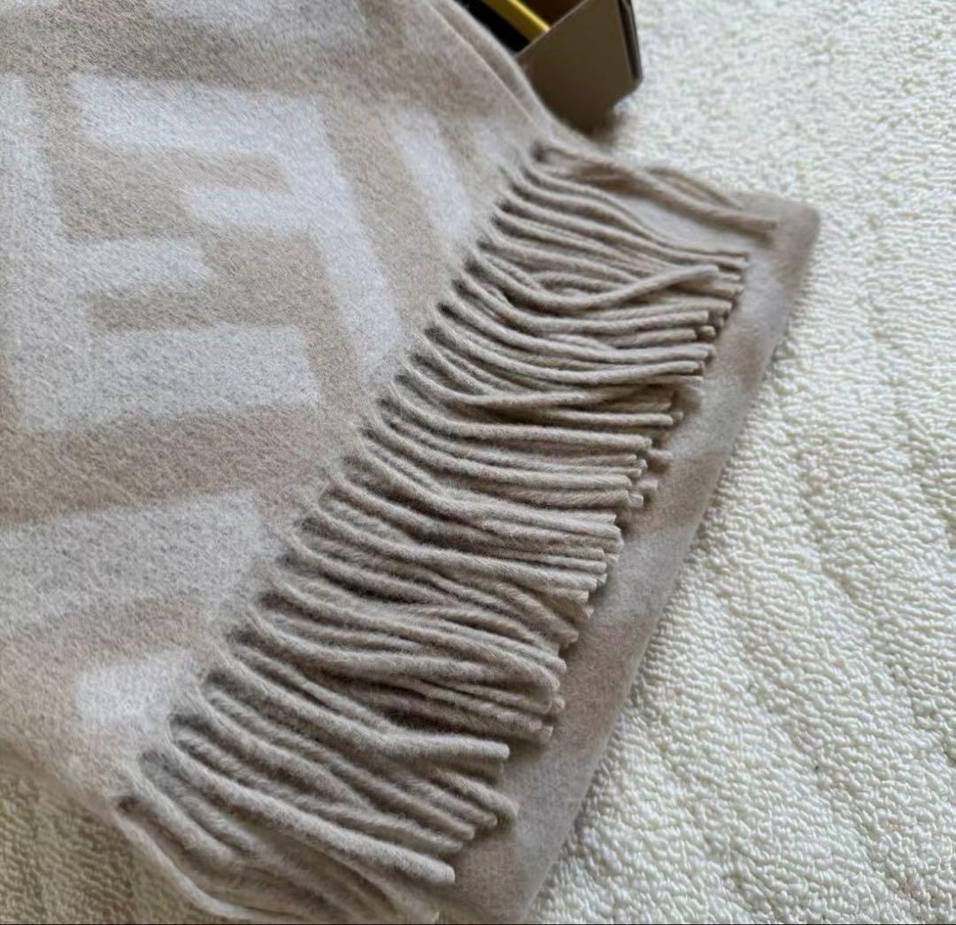 FENDI フェンディ マフラー FFロゴ 45×170cm