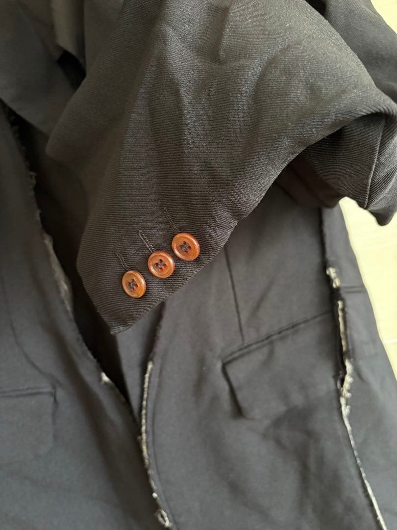 コムデギャルソンオムプリュス ポリ縮絨テーラードジャケット