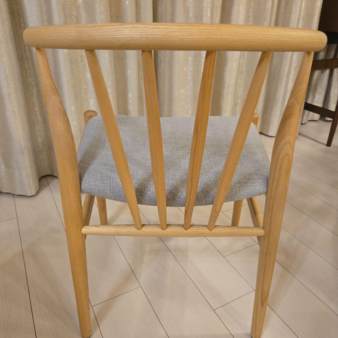 木製アーチ型背もたれダイニングチェア　河口製作所