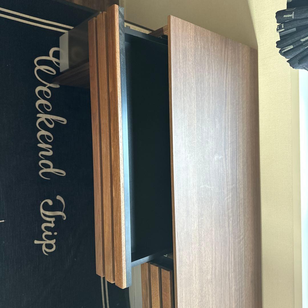 dinos 引き出し付きデスク 薄型ホームオフィス デスク 幅120.5cm