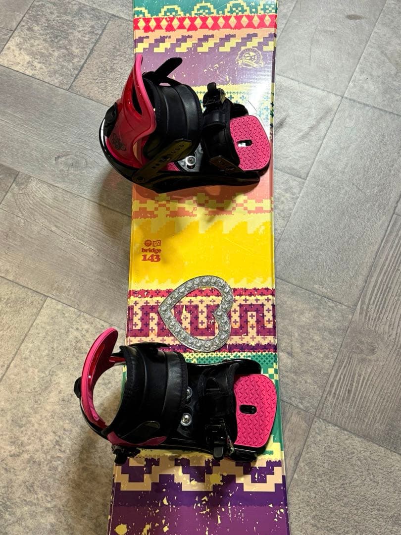 Secret Garden スノーボード ビンディング付き　143㎝