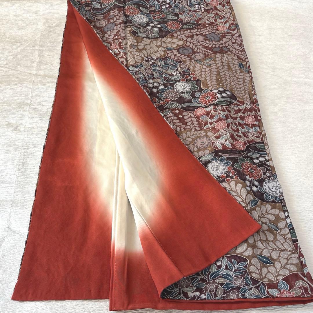 辻ヶ花模様　趣のある小紋　着物　小紋　辻ヶ花　小紋　正絹