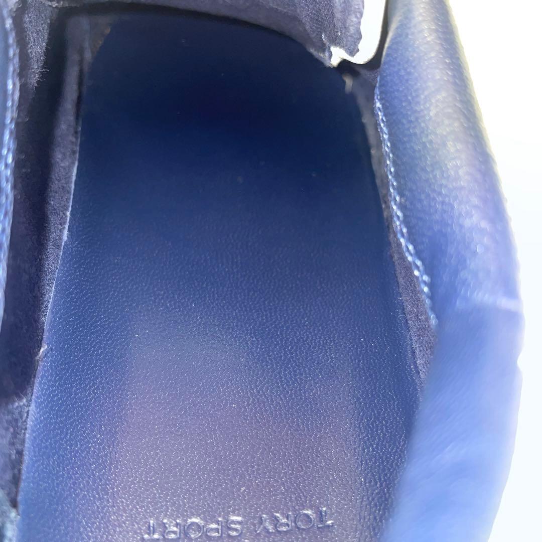 【美品】TORY SPORT フリルデザイン　ホワイト ローカットスニーカー