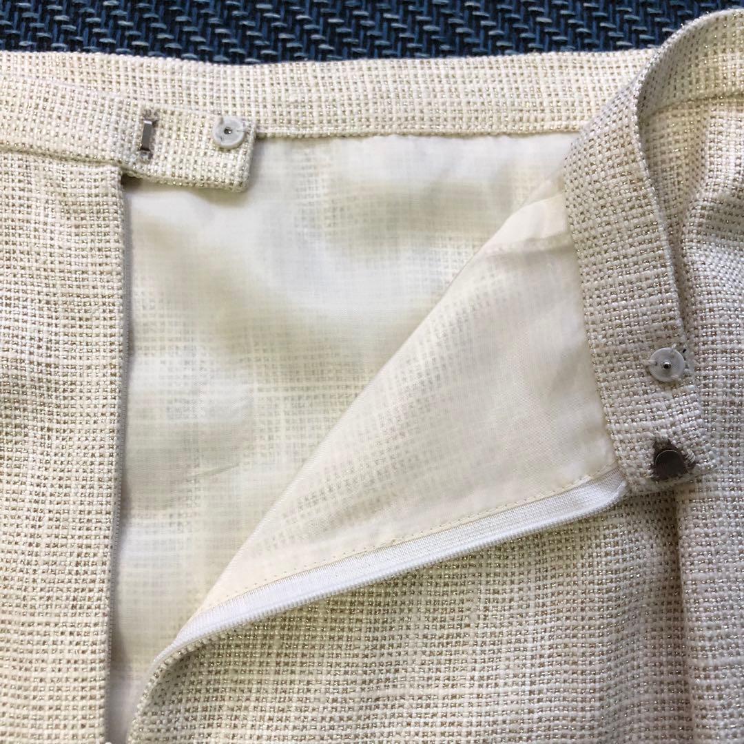 YUKI TORII ユキトリイ　絹混　フォーマルスカートスーツ　上下セット