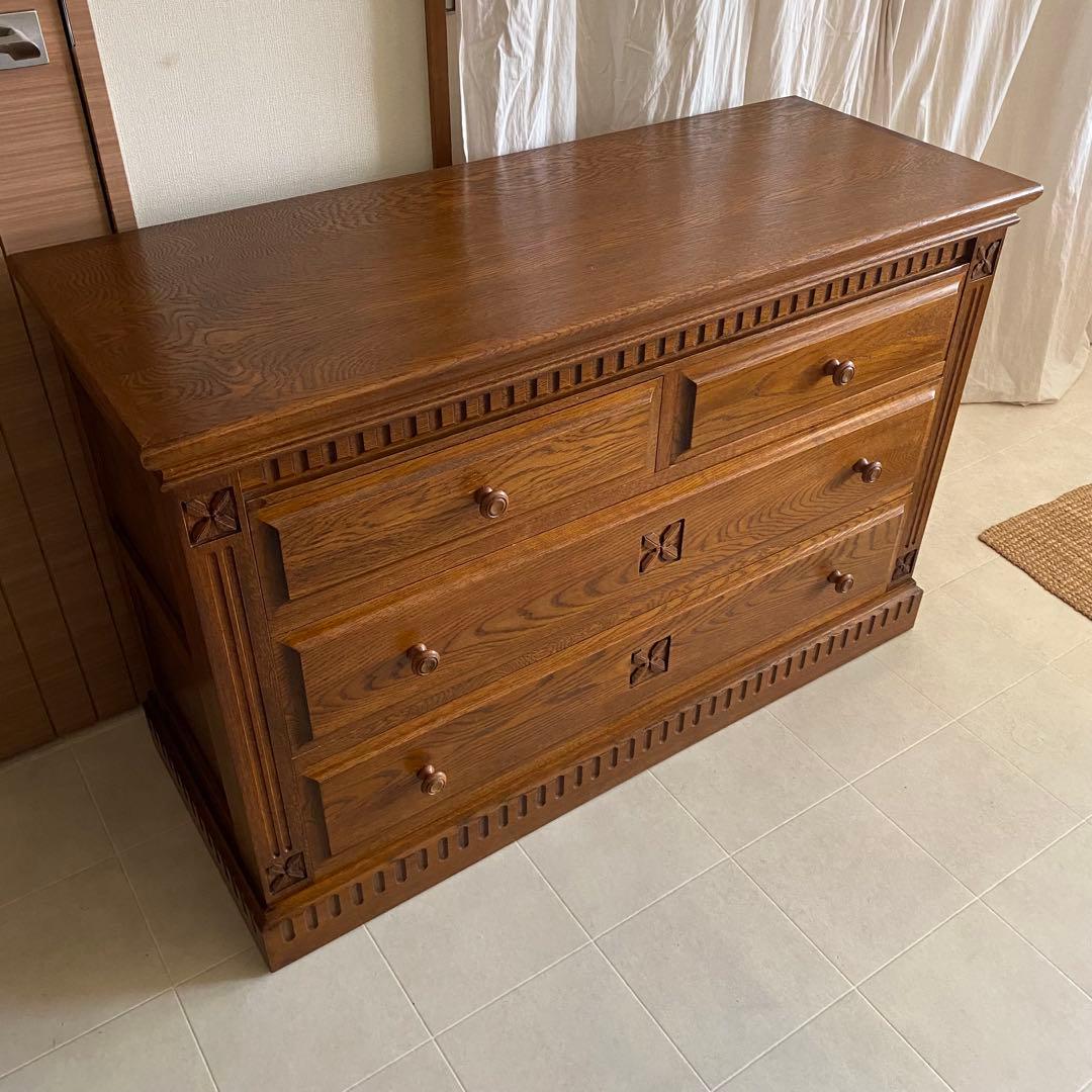 葉山家具　葉山ガーデン　勇峰工芸　英国カントリー　チェスト　箪笥　サイドボード