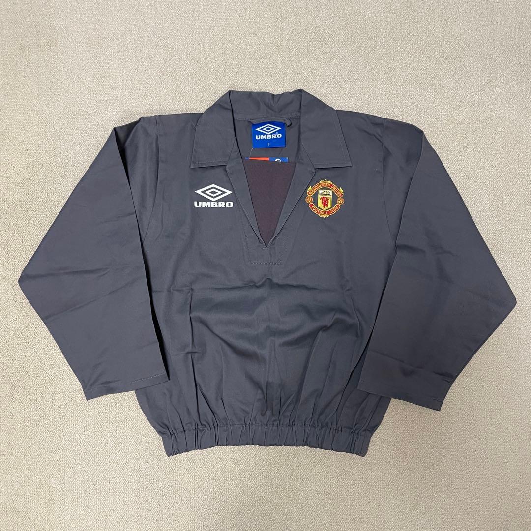 希少 デッドストック umbro 90s マンU ドリルトップ KIDSサイズ