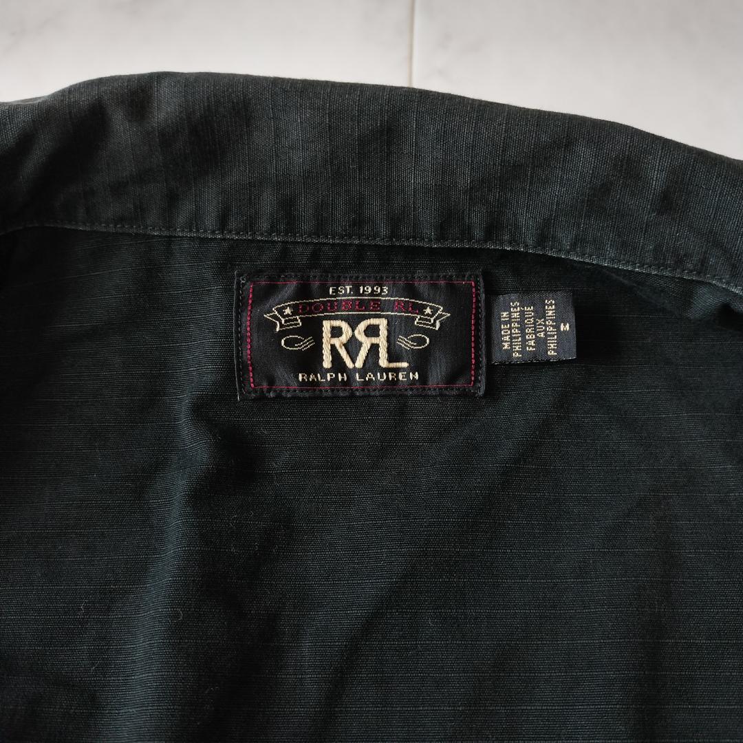 RRL ブラックファティーグフィールドジャケット M ガーメントダイ フェード