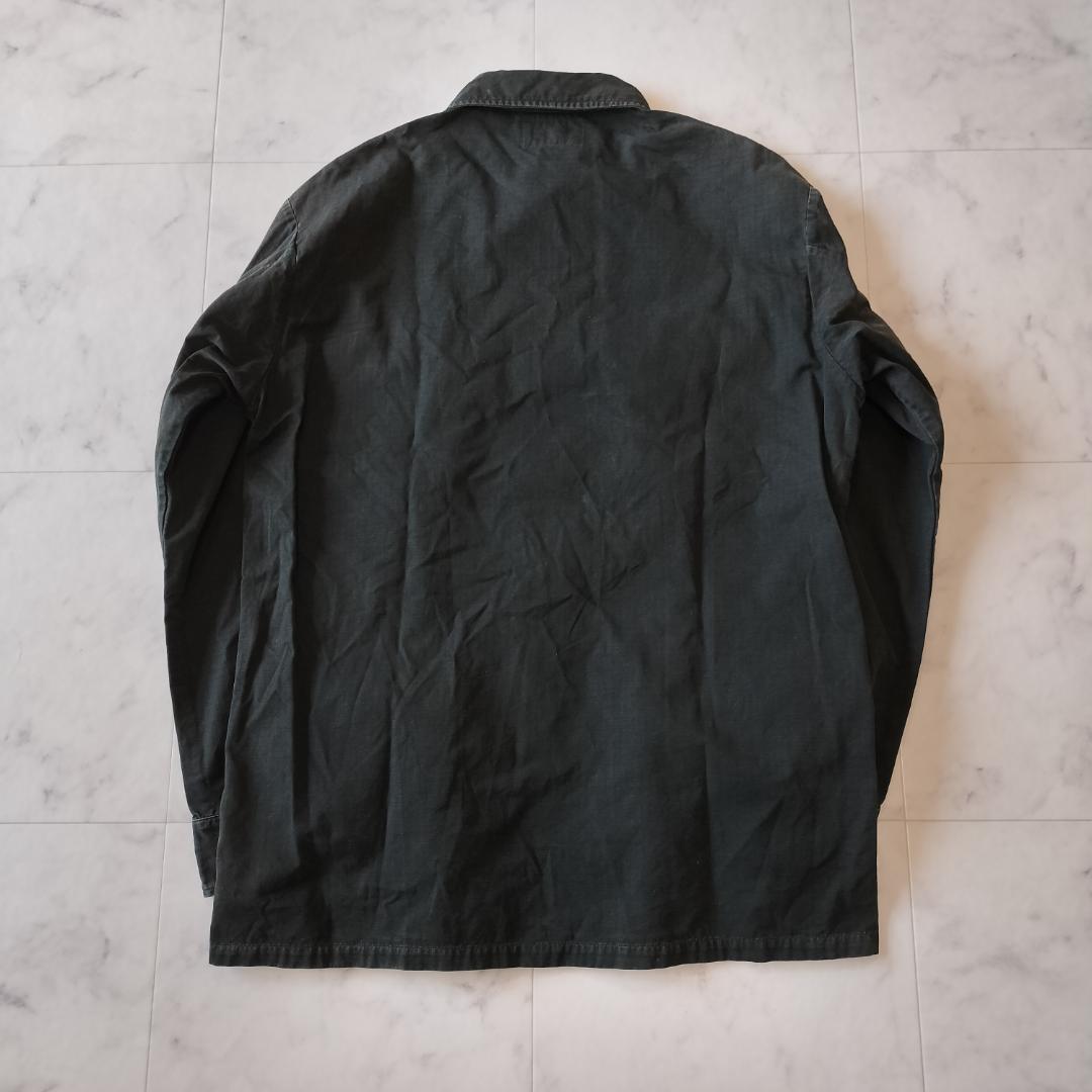RRL ブラックファティーグフィールドジャケット M ガーメントダイ フェード
