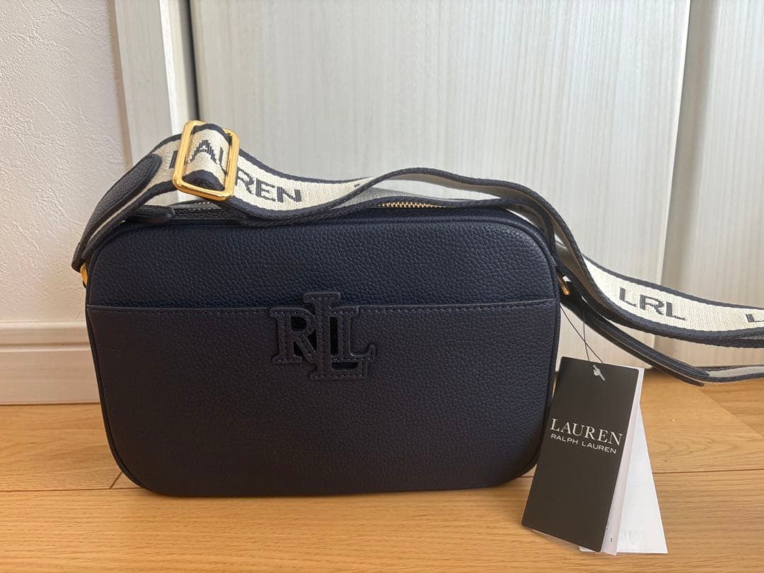 ラルフローレン　ネイビー ショルダーバッグ