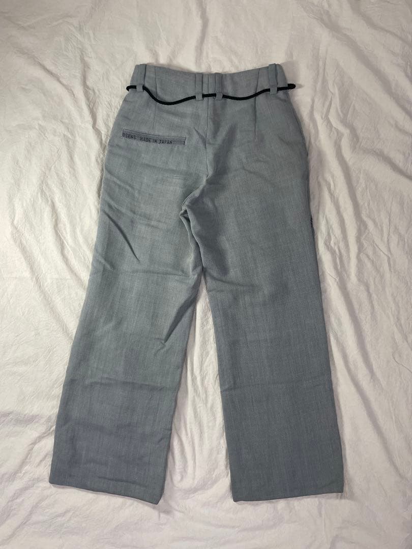 ETHOSENS \" Ear name 袴 \" wool slacks