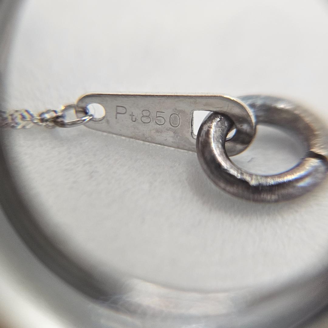 大粒 1.3ct 天然ダイヤモンド ネックレス Pt900 1粒ダイヤ