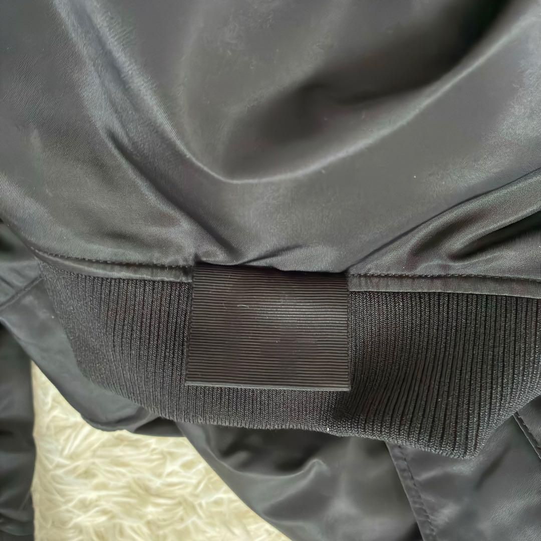 ＋J 3XL ハイブリットダウンオーバーサイズ MA-1ブルゾン　ブラック