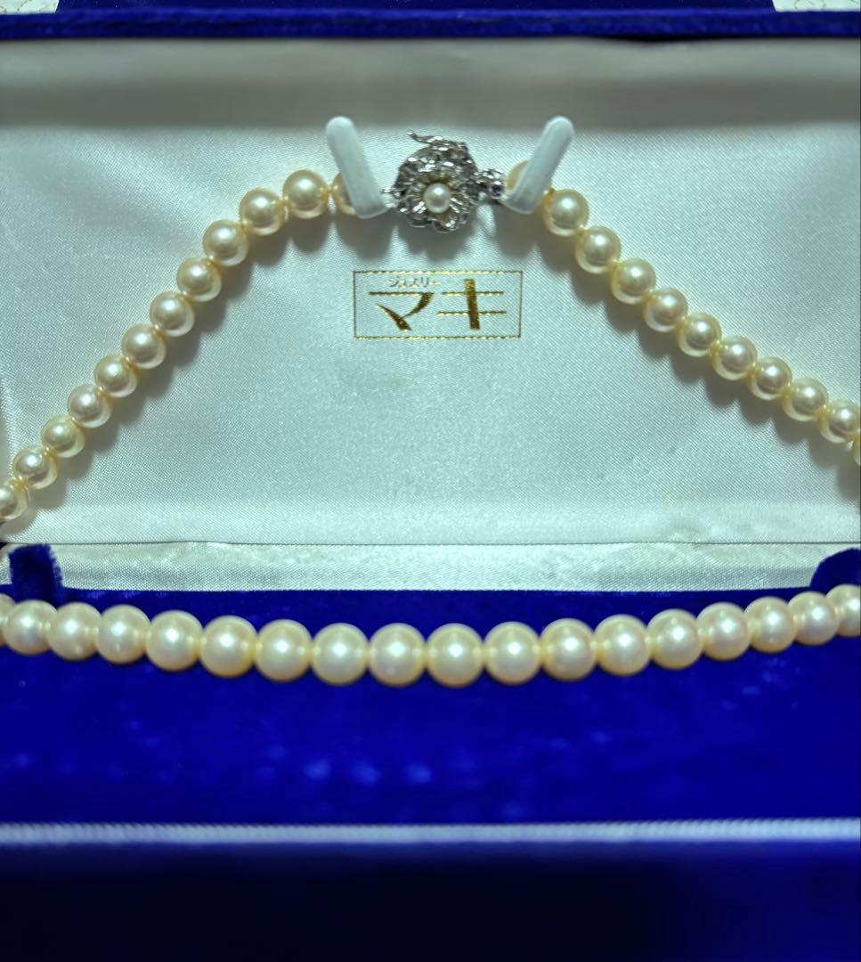 真*喜様 ジュエリーマキ ✧ パールネックレス /41cm / 8mm