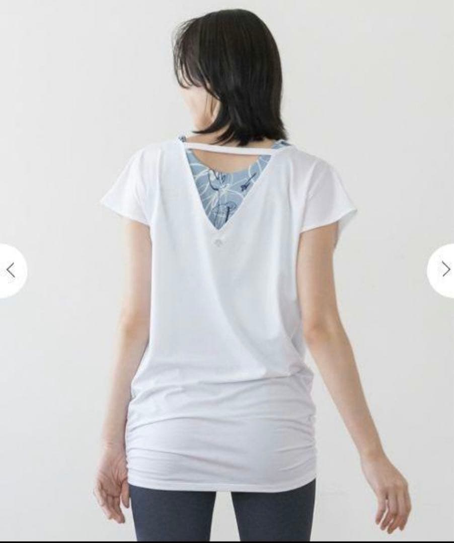 ひまわり sukalaリボンフラワープリント ブラトップ☆Tシャツ