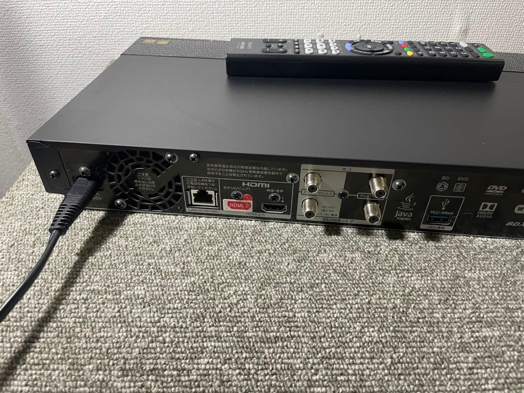 ソニー　ブルーレイレコーダー　BDZ-FBT2000 2TB 2021年製