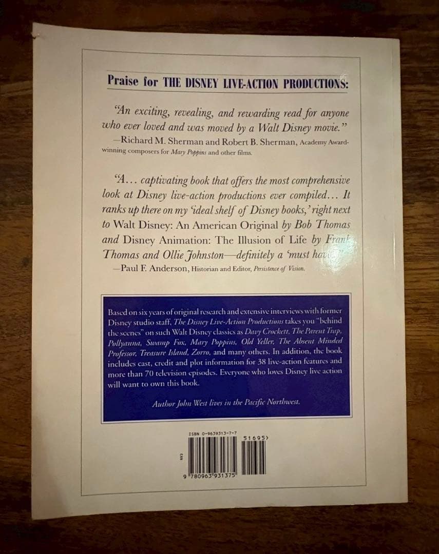 アート・デザイン・音楽 THE DISNEY LIVE-ACTION PRODUCTIONS