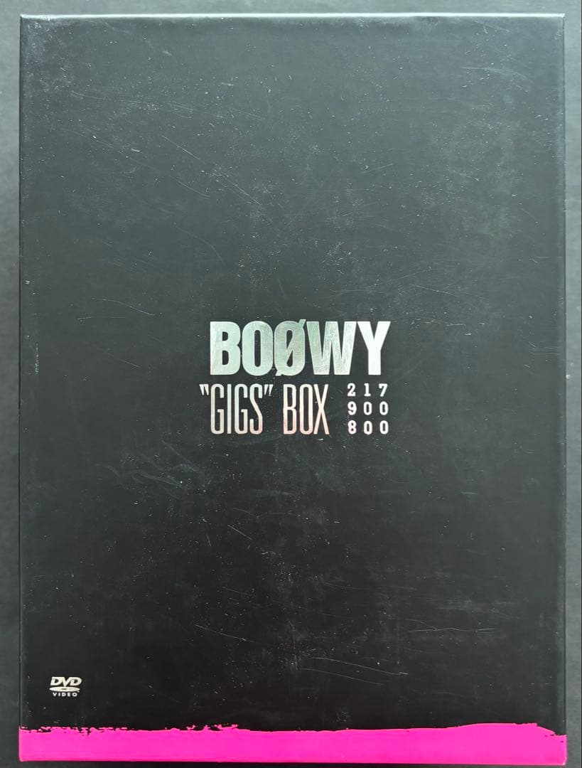 BOOWY “GIGS”BOX DVD8枚ボックス