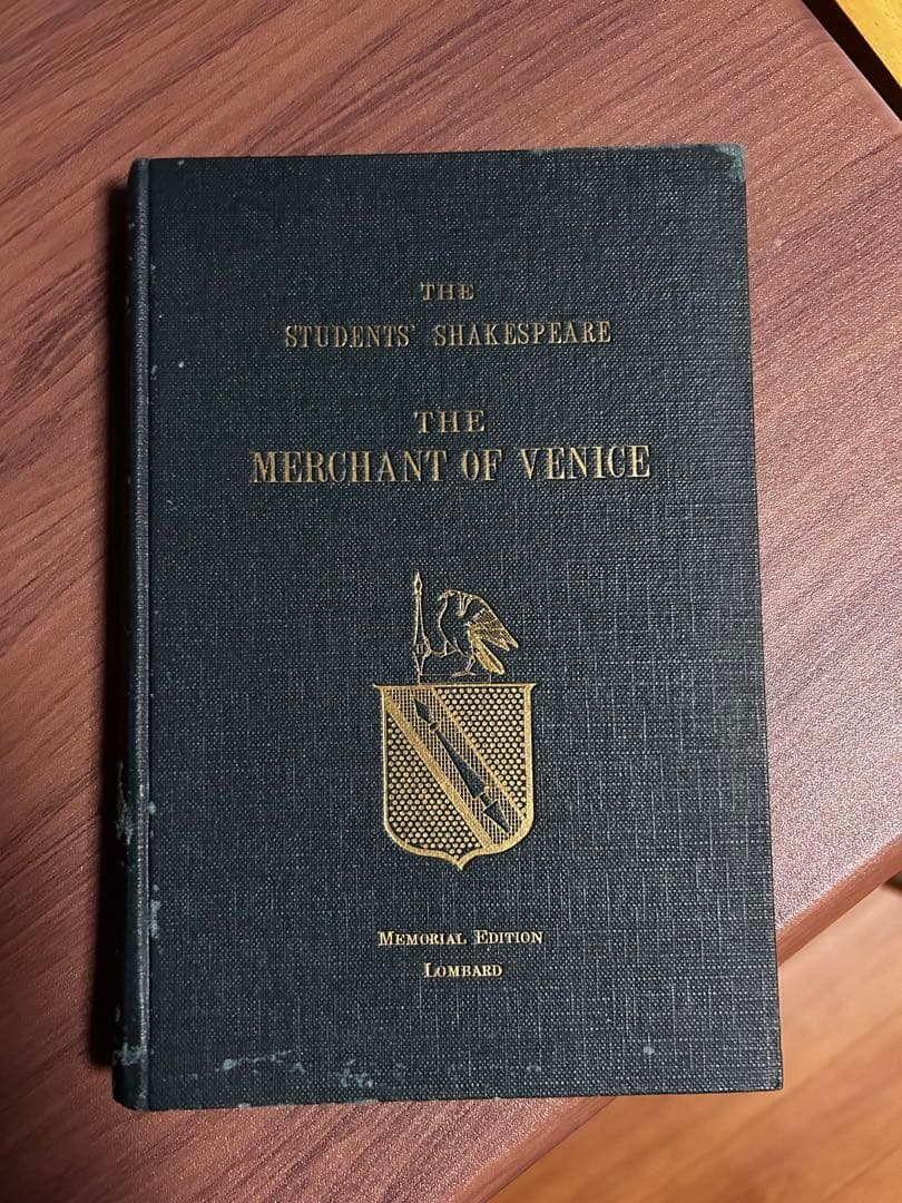 文学・小説 THE MERCHANT OF VENICE MEMORIAL EDITION