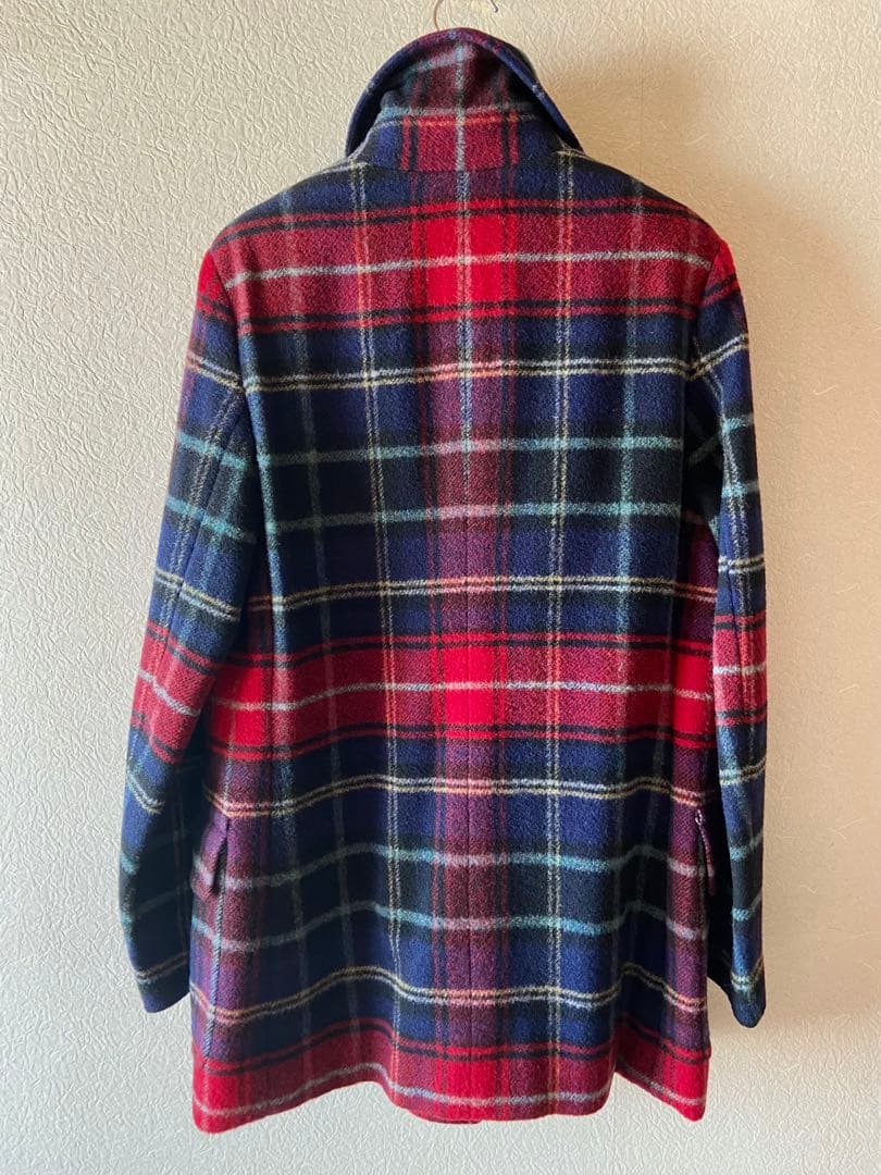 Ralph Lauren タータンチェック Pコート　L