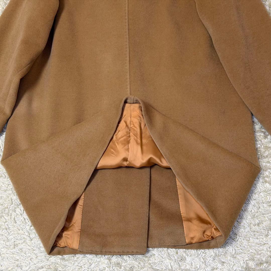 ☆良品☆マックスマーラ　アイコンコート　チェスター　キャメル　女優襟　40 L