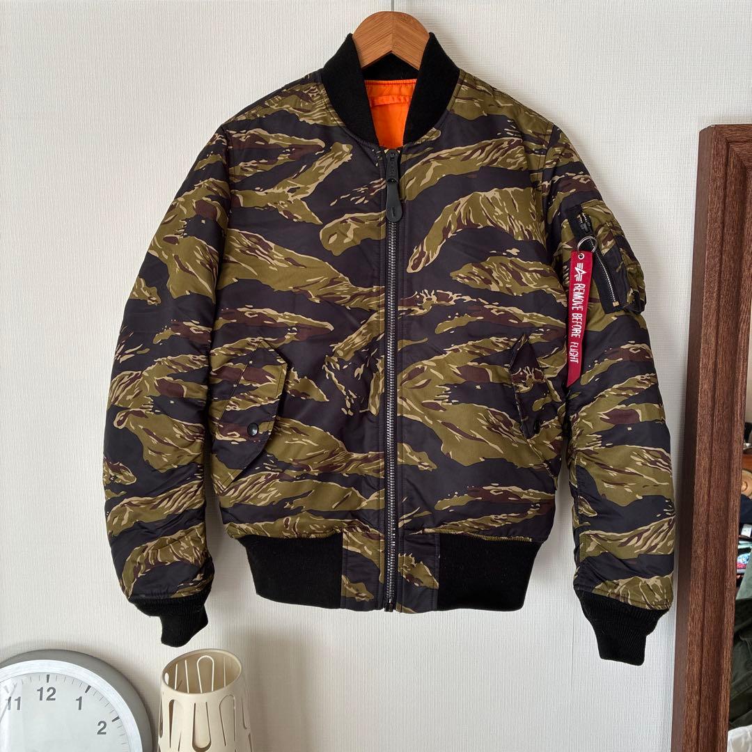 ジャケット・アウター alpha tiger camo MA-1 bomber jacket