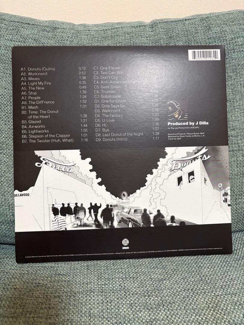 J Dilla/DONUTS/US ORIGINAL レコード