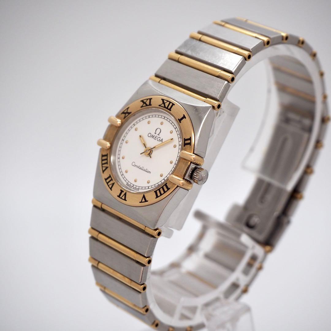 388 稼働【美品】OMEGA 時計　コンステレーション YG/SSレディース