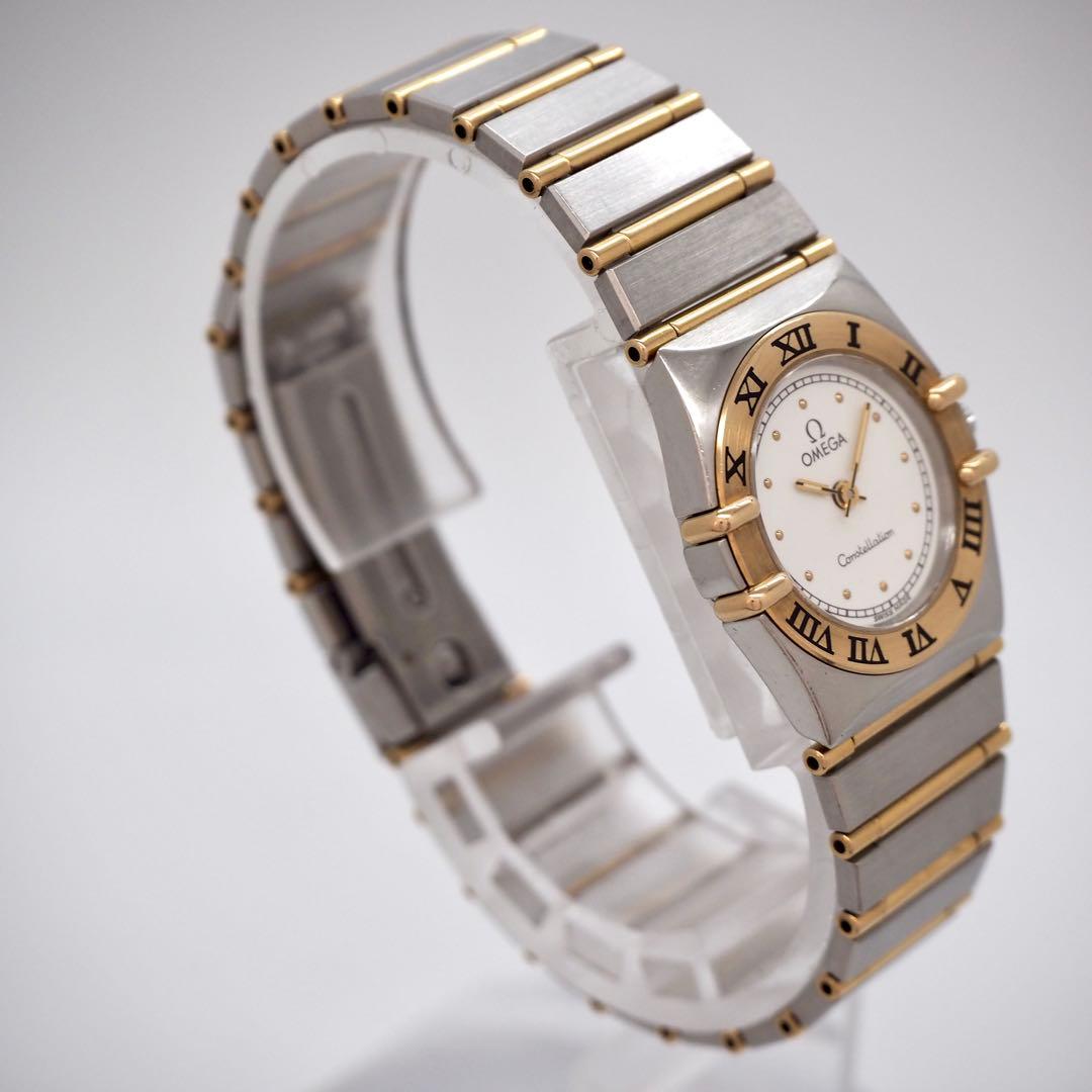 388 稼働【美品】OMEGA 時計　コンステレーション YG/SSレディース