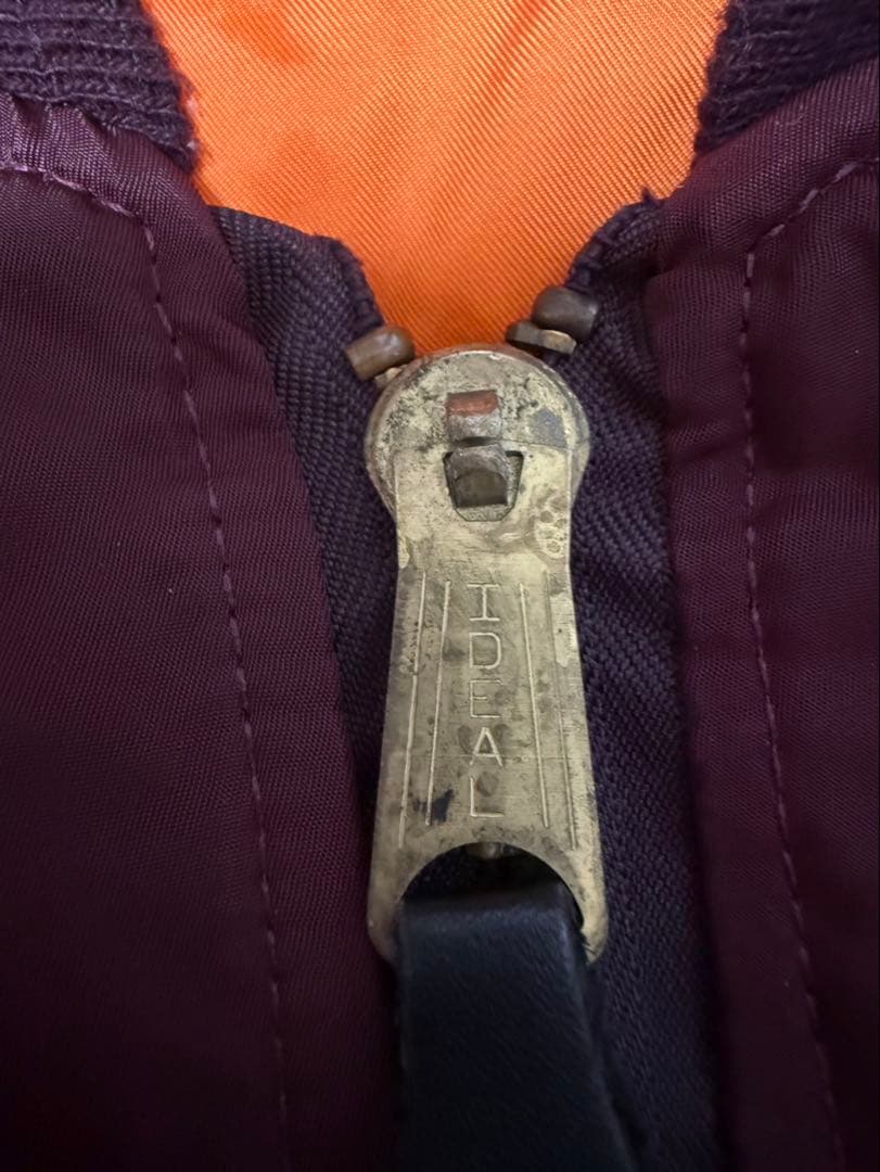 ALPHA社　90年代　MA-1 レプリカ　アメリカ製ワインレッドMサイズ