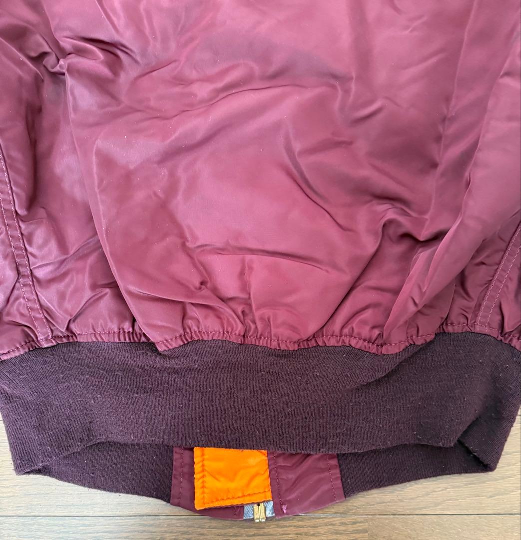 ALPHA社　90年代　MA-1 レプリカ　アメリカ製ワインレッドMサイズ