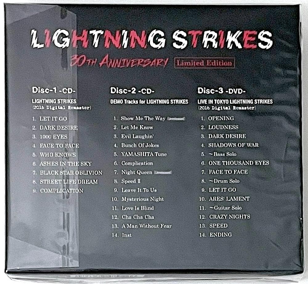 新品未開封 ライトニング・ストライクス 30thアニヴァーサリー・リミテッド・…