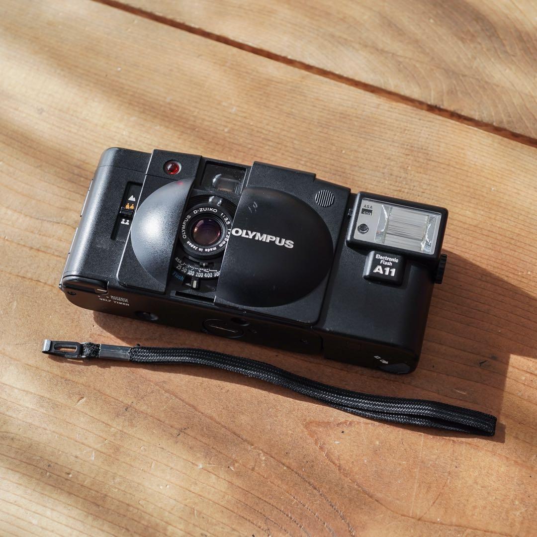【撮影済み】OLYMPUS XA2 A11付きコンパクトフィルムカメラ