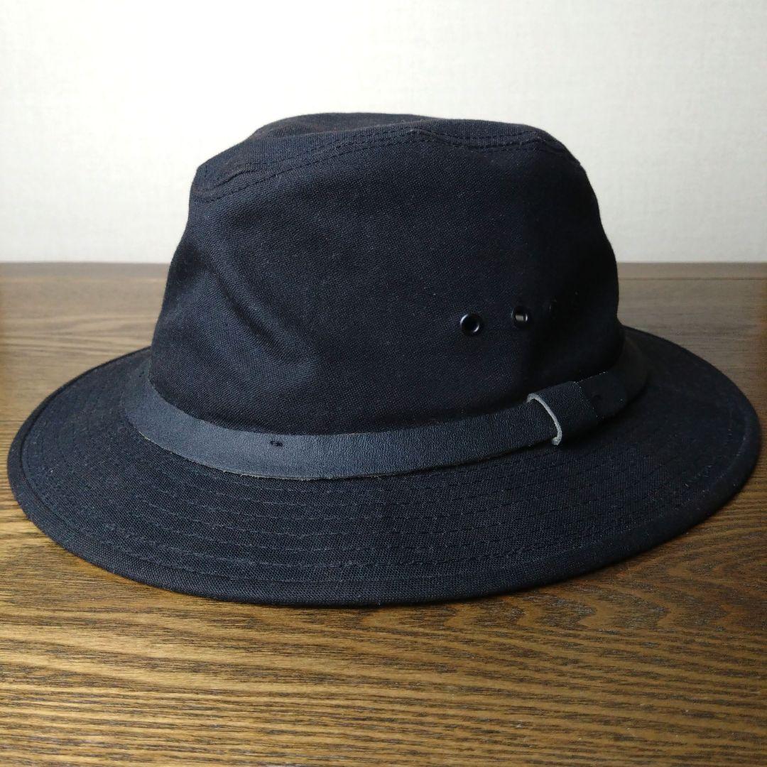 【FILSON】フィルソン TIN CLOTH PACKER HAT　 ブラック