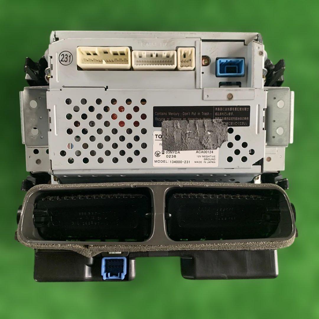 トヨタ　セルシオ　30 31 後期 純正カーナビモニターパネルセット　中古品