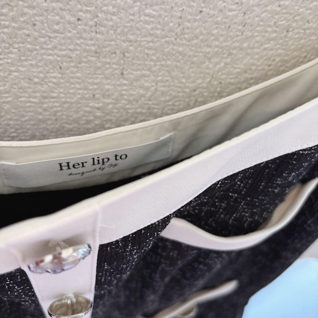 ワンピース herlipto Verona Tweed Long Dress