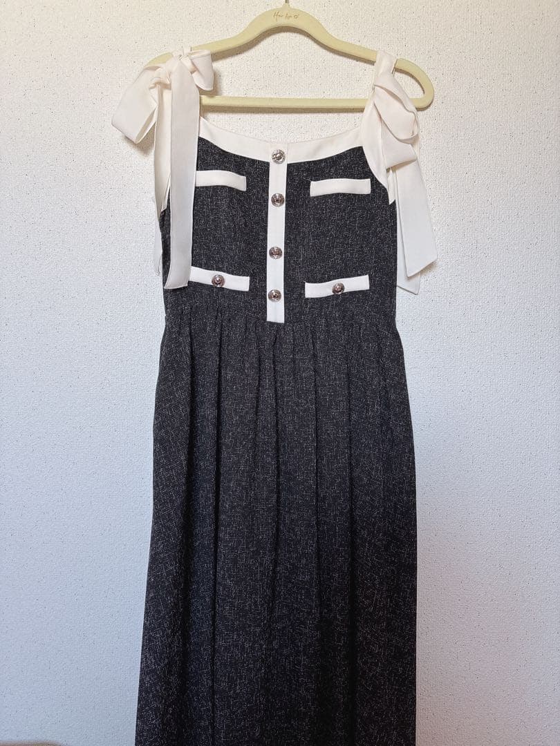 ワンピース herlipto Verona Tweed Long Dress