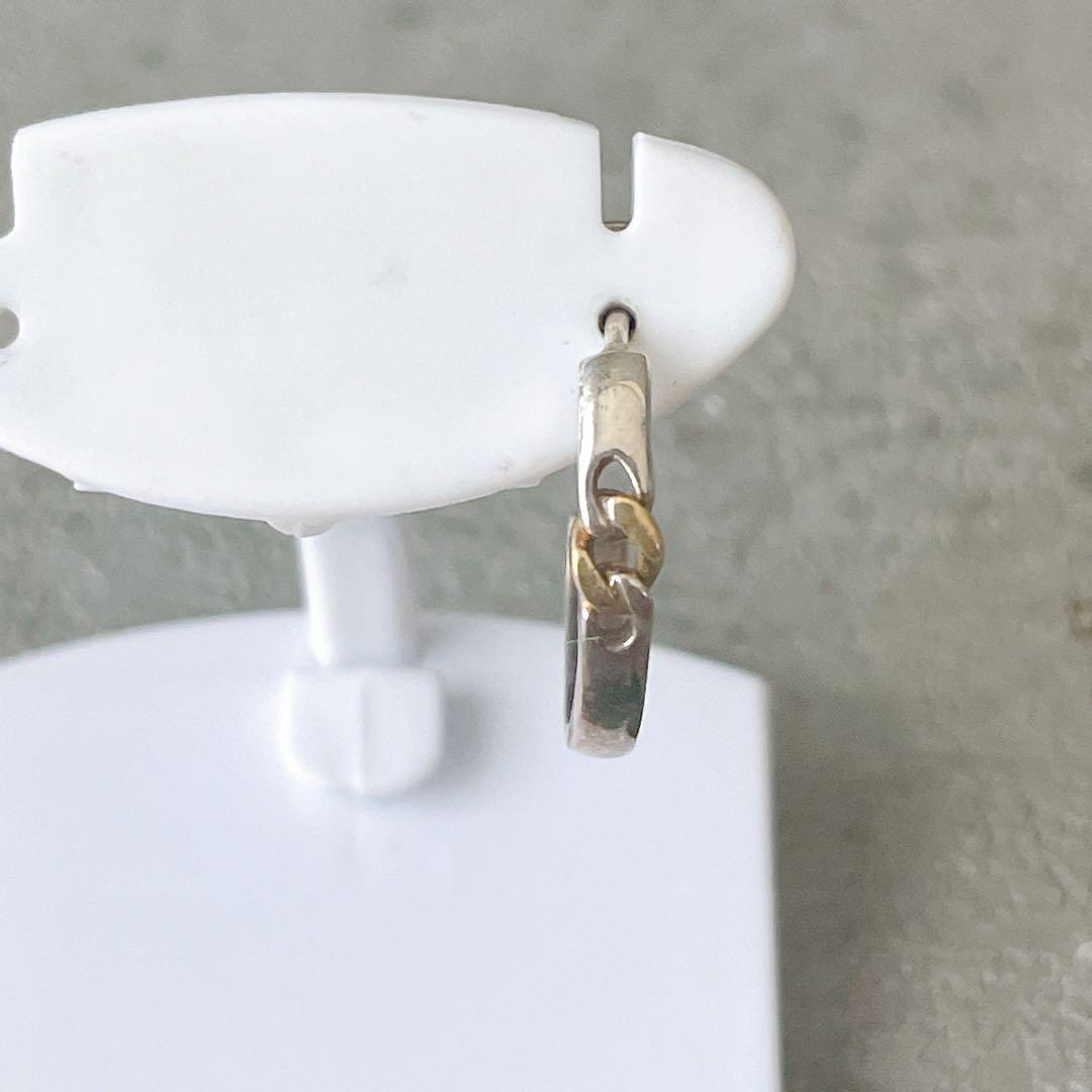 【廃盤 希少デザイン】ポールスミス ゴールド シルバー バイカラー ピアス