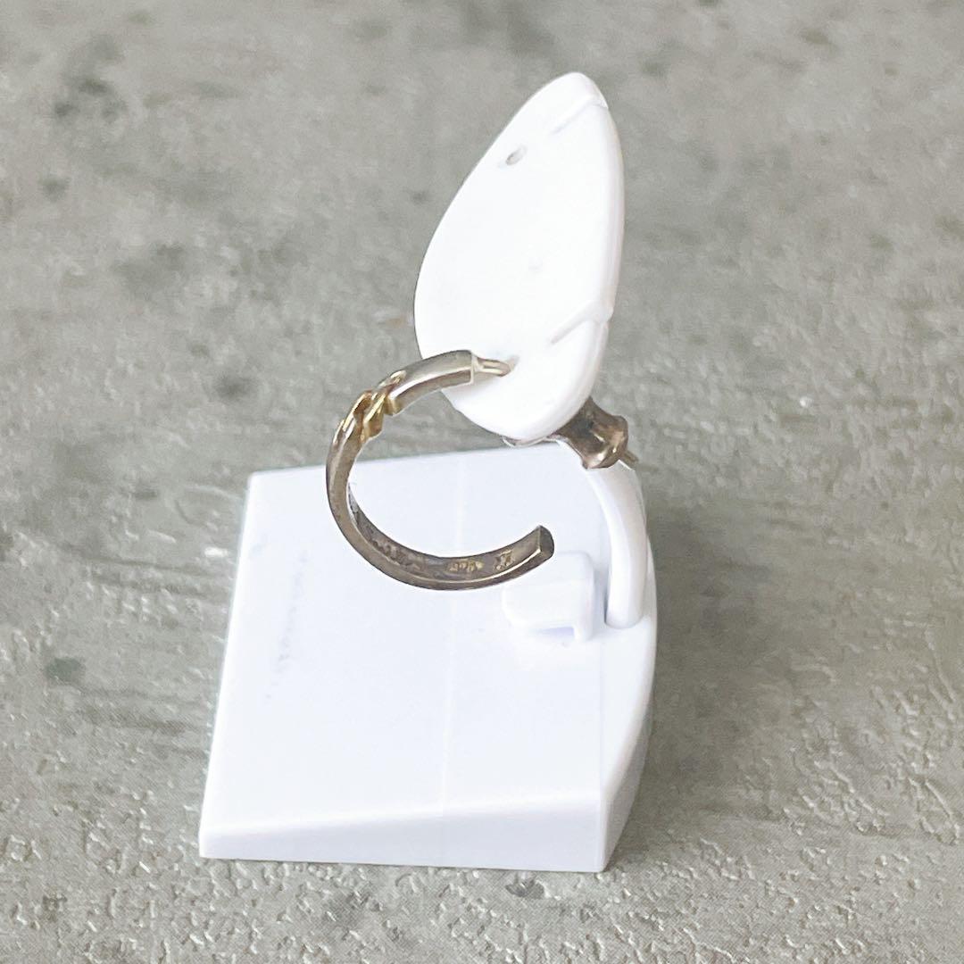 【廃盤 希少デザイン】ポールスミス ゴールド シルバー バイカラー ピアス