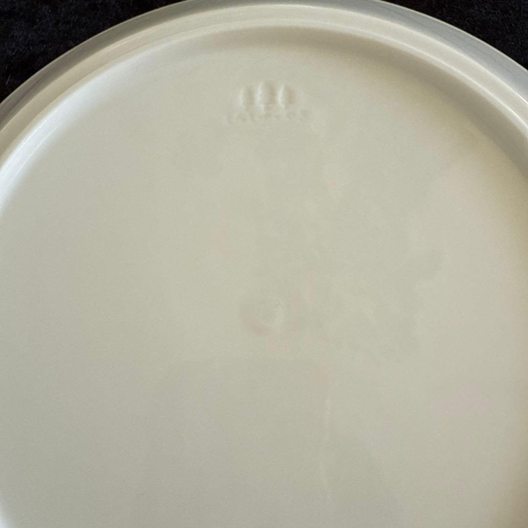 森修焼　ホワイト陶器皿 4枚セット 直径約23.5cm