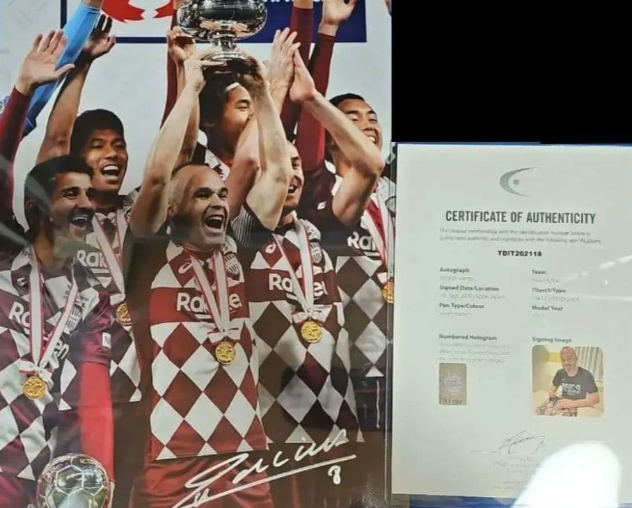 （最終値下）イニエスタ　直筆サイン