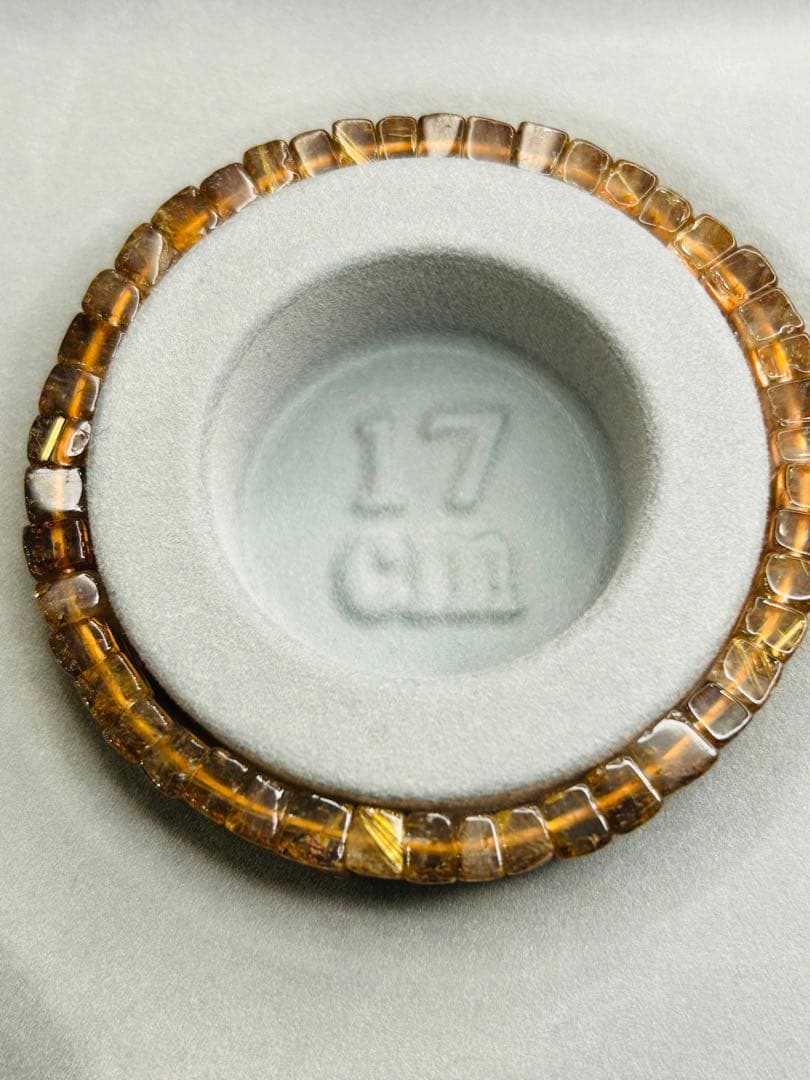 ❁⃘*.゜卒業レベル❁⃘*.゜タイチンルチルバングル 【鑑別書付き】