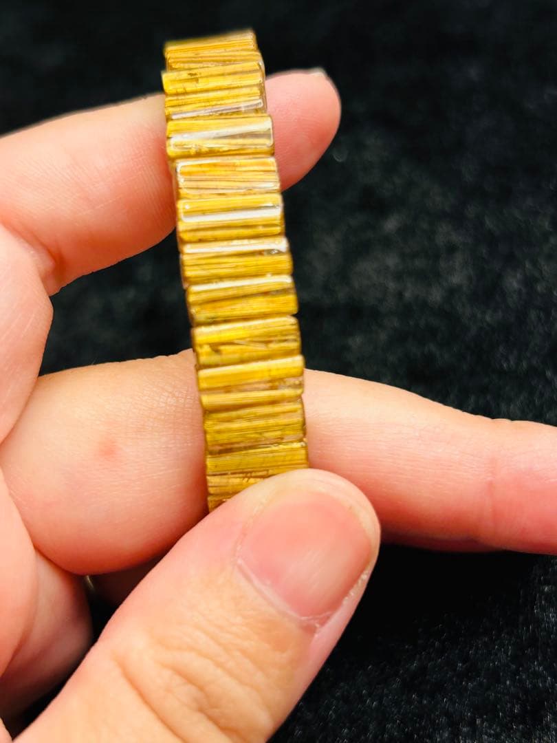 ❁⃘*.゜卒業レベル❁⃘*.゜タイチンルチルバングル 【鑑別書付き】