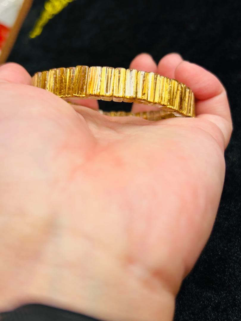 ❁⃘*.゜卒業レベル❁⃘*.゜タイチンルチルバングル 【鑑別書付き】