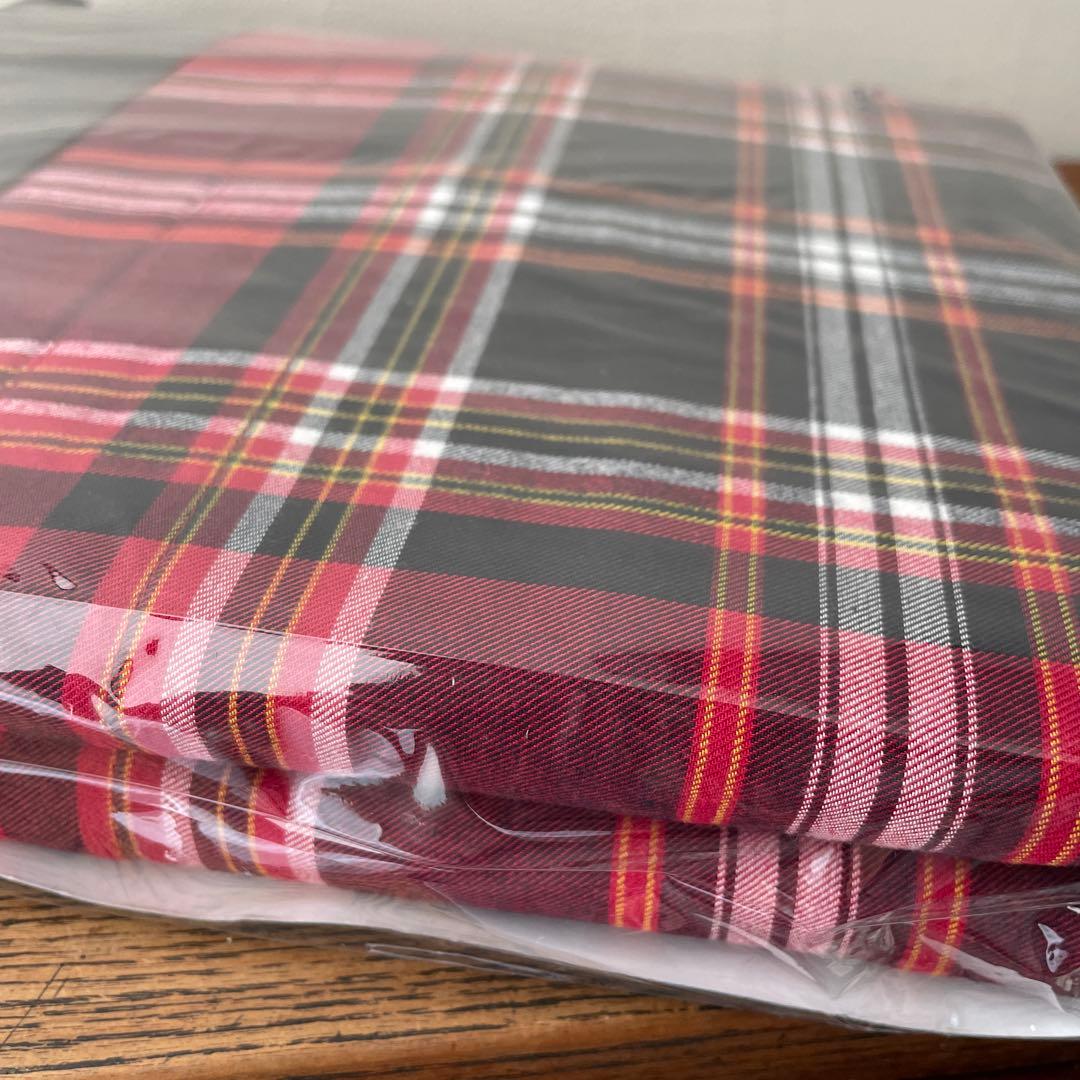 Ralph Lauren コンフォーターカバー シングル　タータン　チェック　赤