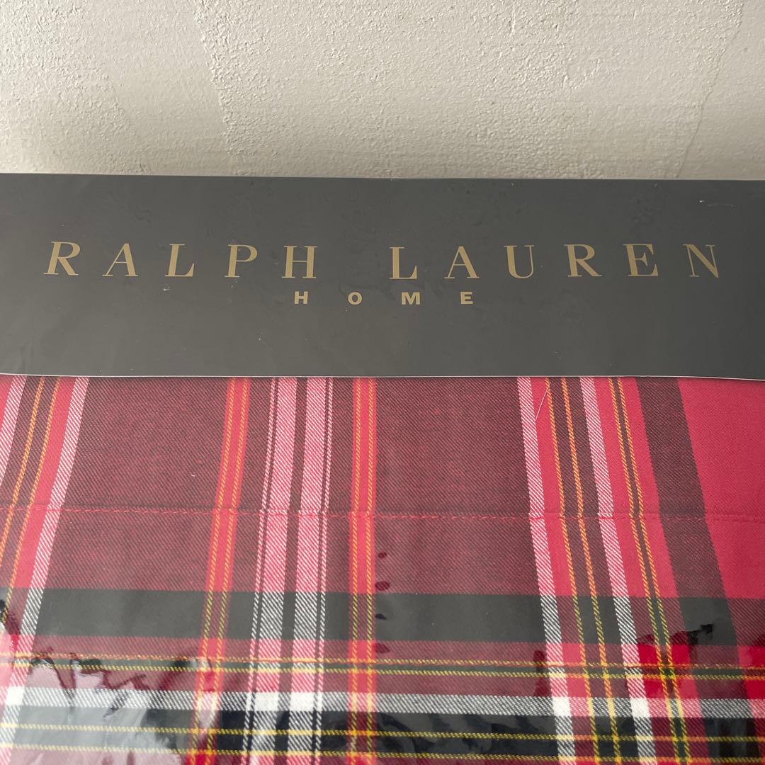 Ralph Lauren コンフォーターカバー シングル　タータン　チェック　赤
