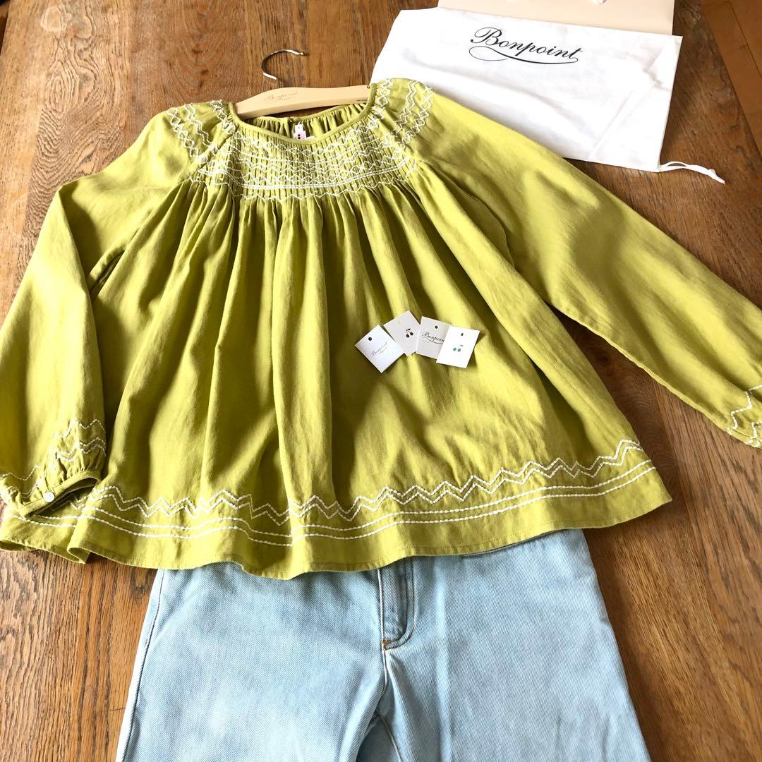 Bonpoint ♡ スモッキングブラウス 14A