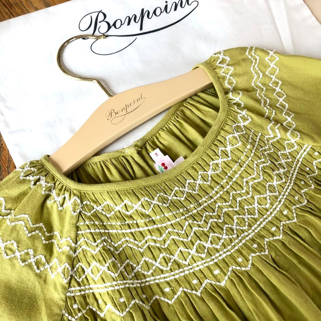 Bonpoint ♡ スモッキングブラウス 14A