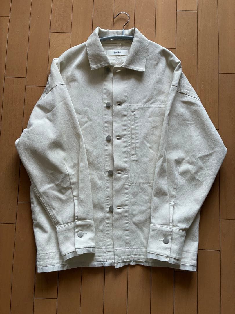 完売品　anuke Denim Work Jacket 36 アイボリー