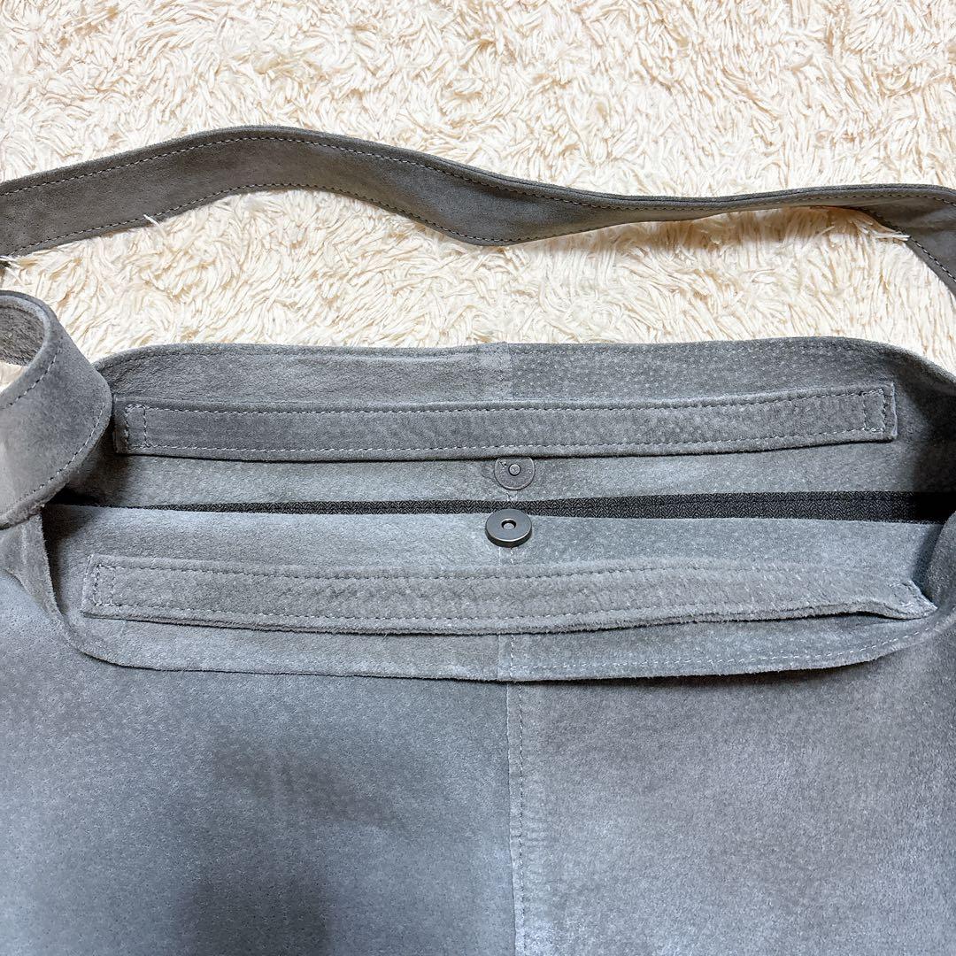 北欧暮らしの道具店 撥水スエード 2WAY トートバッグ グレー ショルダー