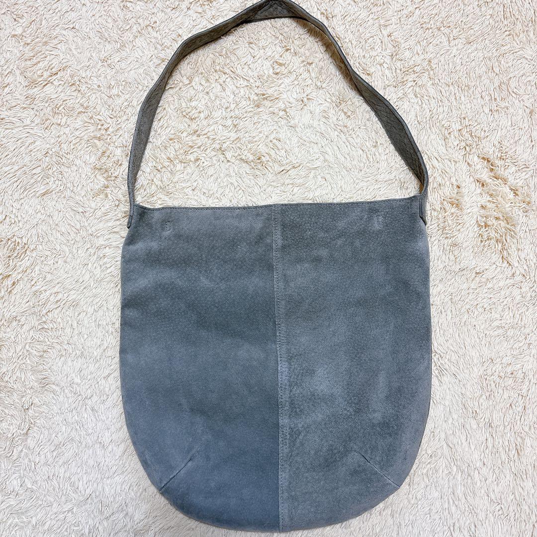 北欧暮らしの道具店 撥水スエード 2WAY トートバッグ グレー ショルダー